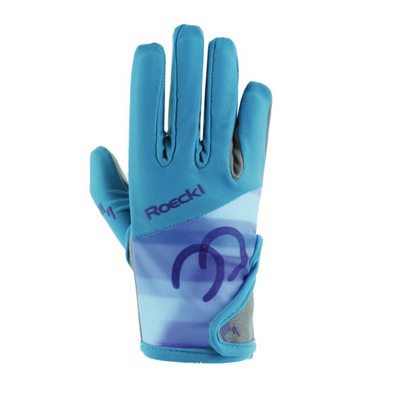 Rękawiczki jeździeckie KOPPL 01-310025 k9000 vivid blue Roeckl 24H!